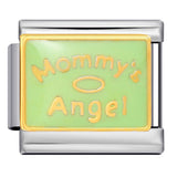 New Warm Mother's Day Series Bracelet Titanium Steel Gold Plated Welding Pattern DIY Italian Module Bracelet