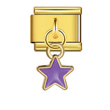 New Star Moon Series Pendant Italian Module Bracelet Single Hook Titanium Steel Elastic Splicing Strap Chain