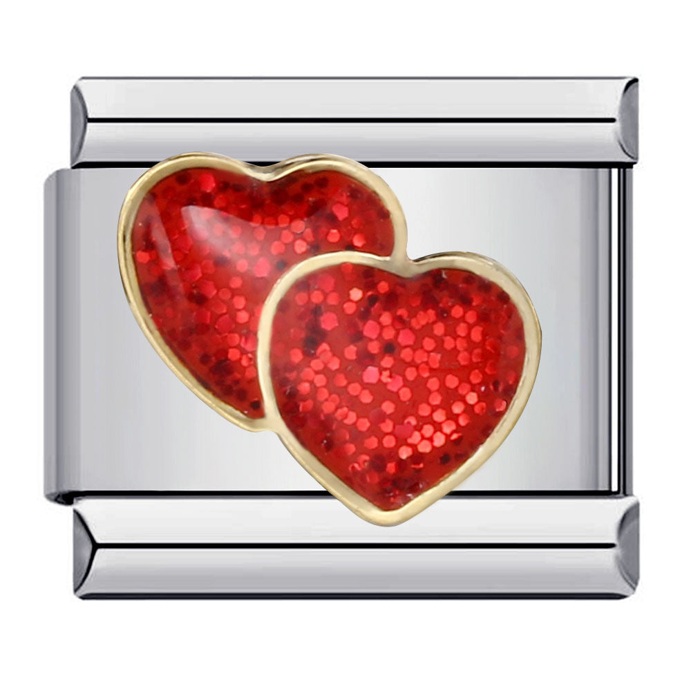 Cross Border New Stainless Steel Welding Pattern Gold-plated Drip Oil Wristband Cartoon DIY Italian Module Bracelet Wholesale