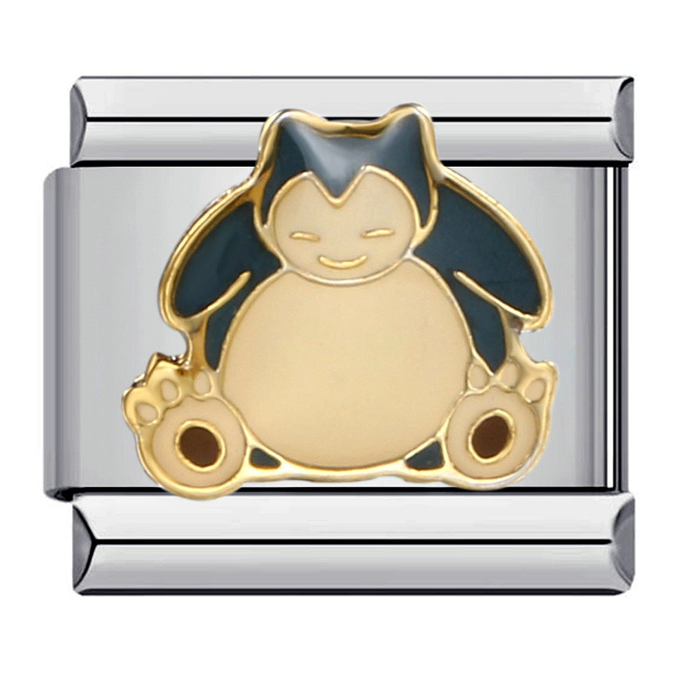 Cute Animal Titanium Steel Gold Plated Italian Charm Bracelet Customizable DIY Jewelry for Women