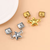 Hot Selling New Product Magnetic Pentagram Italian Module Bracelet Titanium Steel Double Hook DIY Free Splicing Bracelet