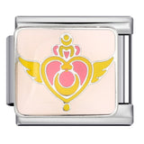 Colorful English Italian Module Bracelet Stainless Steel Welding Drip Oil DIY Jewelry Primary School Children's Gift