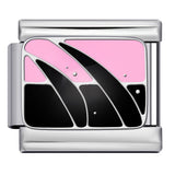 Cross Border Hot Selling Italian Module Bracelet Titanium Steel Drip Oil Welding Pattern DIY Watch Strap Chain Bracelet Wholesale