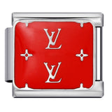 Valentine's Day Gift Perfume Lipstick Italian Module Bracelet Titanium Steel Gold Plated Welding DIY Watch Band Chain Bracelet