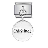 Single Hook Christmas Style Italian Module Bracelet with Gold Sole and Elastic Splicing DIY Titanium Steel Strap Chain