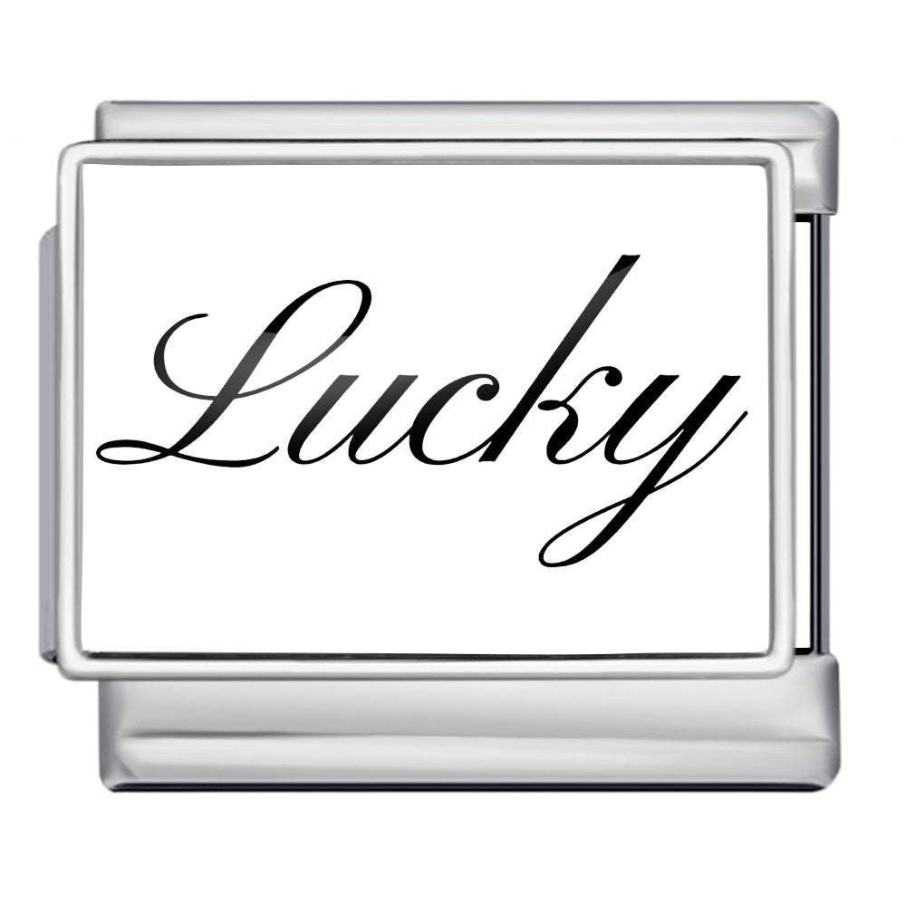 Photo Style Italian Module Bracelet with Angel Pattern Titanium Steel Welding, Gold Plating, Oil Dripping DIY Splicing Bracelet