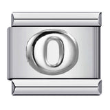 New titanium steel concave convex Arabic numerals DIY Italian module bracelet Italian Module