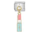 New Cute Pendant Italian Module Bracelet Titanium Steel Hook DIY Drip Oil Elastic Free Splicing Strap Chain