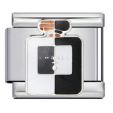 Valentine's Day Gift Perfume Lipstick Italian Module Bracelet Titanium Steel Gold Plated Welding DIY Watch Band Chain Bracelet