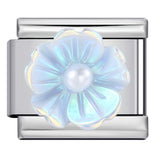 Italian Module Bracelet From The Vivid World Collection Titanium Steel Welded Drip-Oil Cuff, DIY Elastic Splice Watch Band Chain