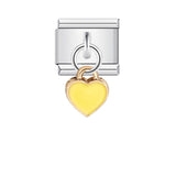 Charm Pendant Italian Module Bracelet Single Shell Pearl Titanium Steel Strap Chain Italian Charms