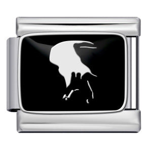 New Nail Art Series Titanium Steel Strap Chain Gold Plated Welding Drip Oil DIY Italian Module Bracelet Accessories Jewelry