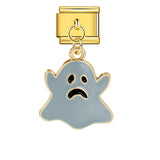 Halloween Element Fashion Module Bracelet Titanium Steel Hook Drip Oil DIY Pendant Italian Jewelry Accessories