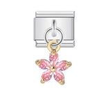 Charm Pendant Italian Module Bracelet Single Shell Pearl Titanium Steel Strap Chain Italian Charms