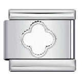 Titanium Steel Gold Silver Stamping Pattern DIY Italian Module Bracelet Italian Charm Bracelet