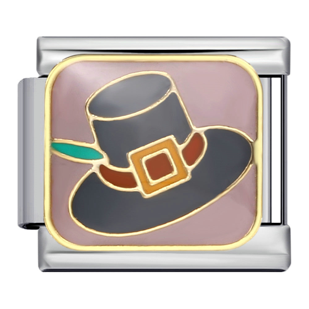 Cross Border Halloween Italian Module Bracelet Gothic Titanium Steel Welding Drip Oil DIY Bracelet