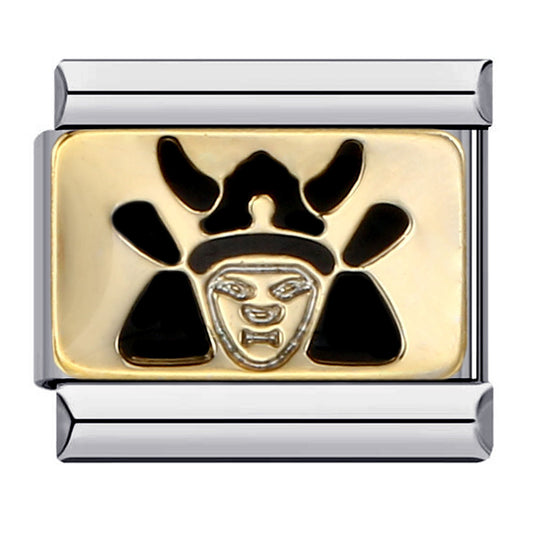 European and American Popular Halloween Module Bracelet with Titanium Steel Welding and Oil Dripping Dark Pattern Italian Modular