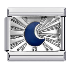 Italian Charm Bracelet Titanium Steel Welded Space Universe Series Italian Module Bracelet