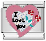 New Holiday Gift Floral Pattern Band Chain Titanium Steel Gold Plated Welded DIY Italian Modular Bracelet Wholesale