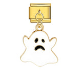 Halloween Element Fashion Module Bracelet Titanium Steel Hook Drip Oil DIY Pendant Italian Jewelry Accessories