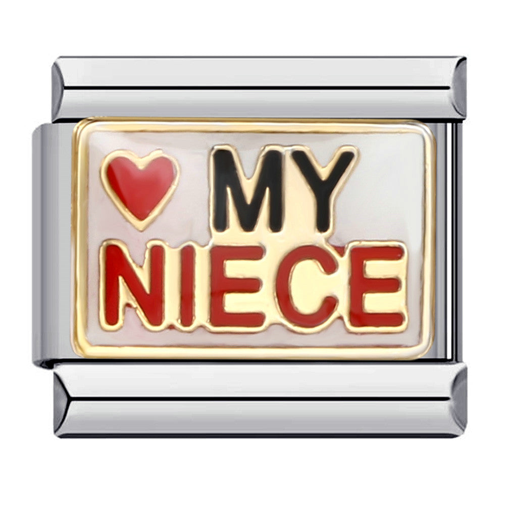 Family Elements DIY Elastic Bracelet Stainless Steel Welding Drip Oil Italian Module Bracelet Accessories Wholesale