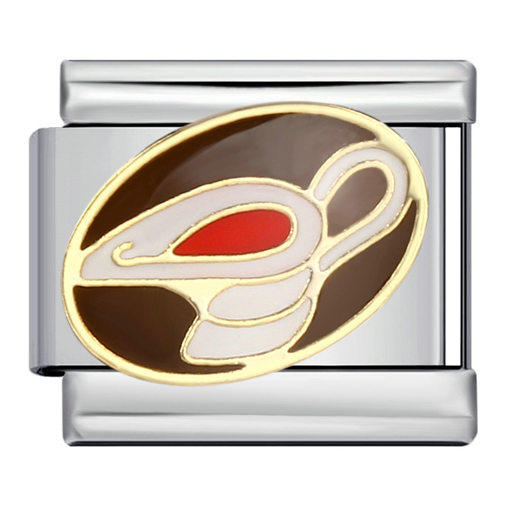 New Thanksgiving Series DIY Bracelet Stainless Steel Italian Module Bracelet Titanium Steel Welded Drip Oil Strap Chain