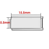 New Photo Empty Base Italian Module Bracelet Round Heart Shaped Titanium Steel DIY Free Splicing Bracelet Accessories