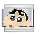 New Cartoon Character Italian Modular Bracelet Stainless Steel Welded DIY Stretch Link Bracelet