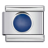 New Titanium Steel Pentagram Eye Italian Module Bracelet Stamped Pattern Drip Oil DIY Elastic Strap Chain