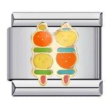 Delicious Food Italian Module Bracelet New Titanium Steel Welding Drip Oil Cartoon DIY Splicing Bracelet