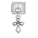 Single Hook Pendant Italian Module Bracelet Titanium Steel Splicing Strap Chain Italian Charm