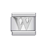 New Titanium Steel Gold Plated DIY Italian Charm Bracelet with Alphabet Letters Customizable Fashion Jewelry